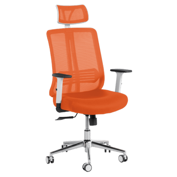 Президентски офис стол LORENA LUX - оранжев