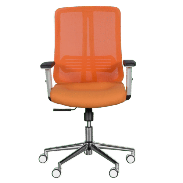 Президентски офис стол LORENA - оранжев