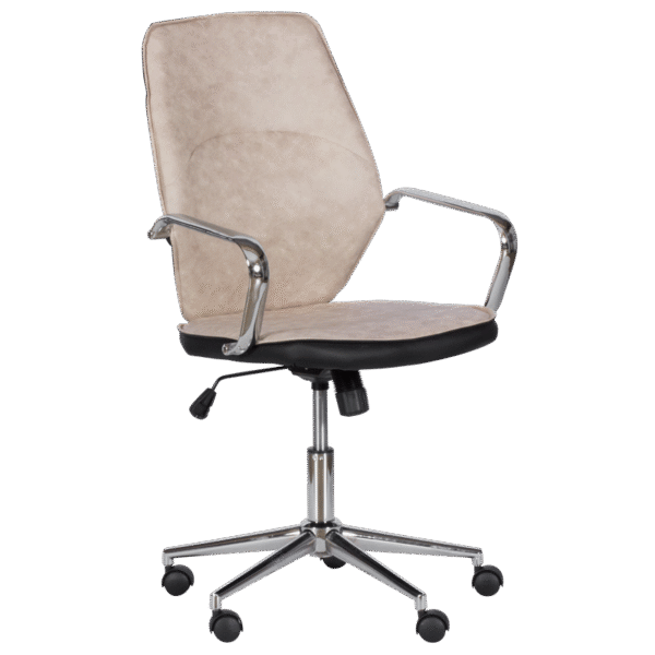 Работен офис стол Carmen 6374-1 - бежов