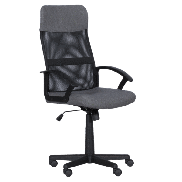 Работен офис стол Carmen 6592 - сив-черен