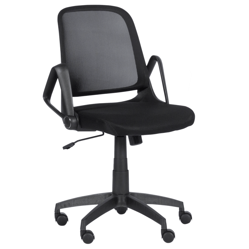 raboten-ofis-stol-carmen-7033-cheren Работен стол Carmen 7033 - черен цвят