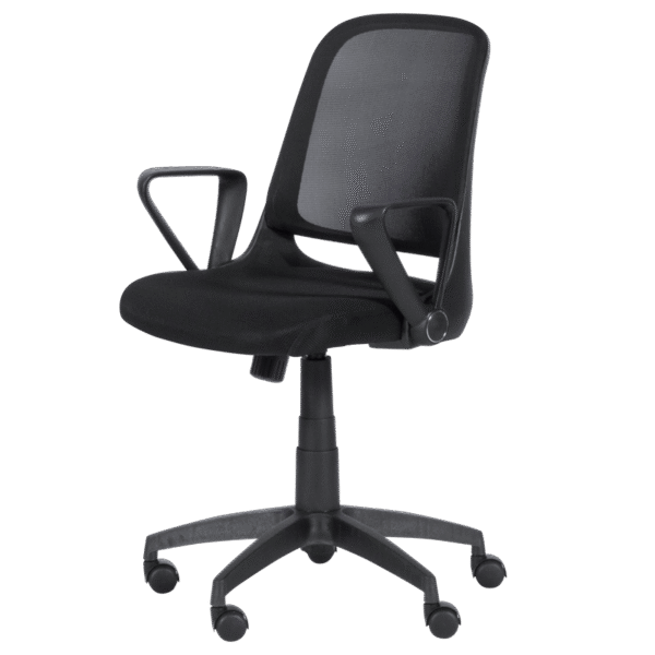 Работен стол Carmen 7033 - черен цвят