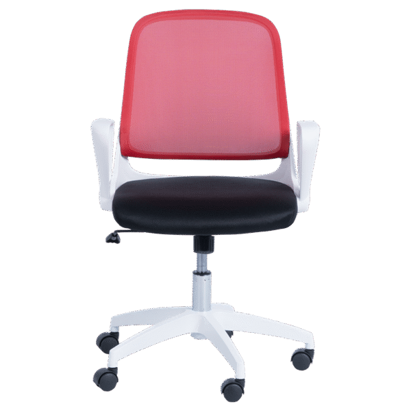 Работен стол Carmen 7033 - червено - черен