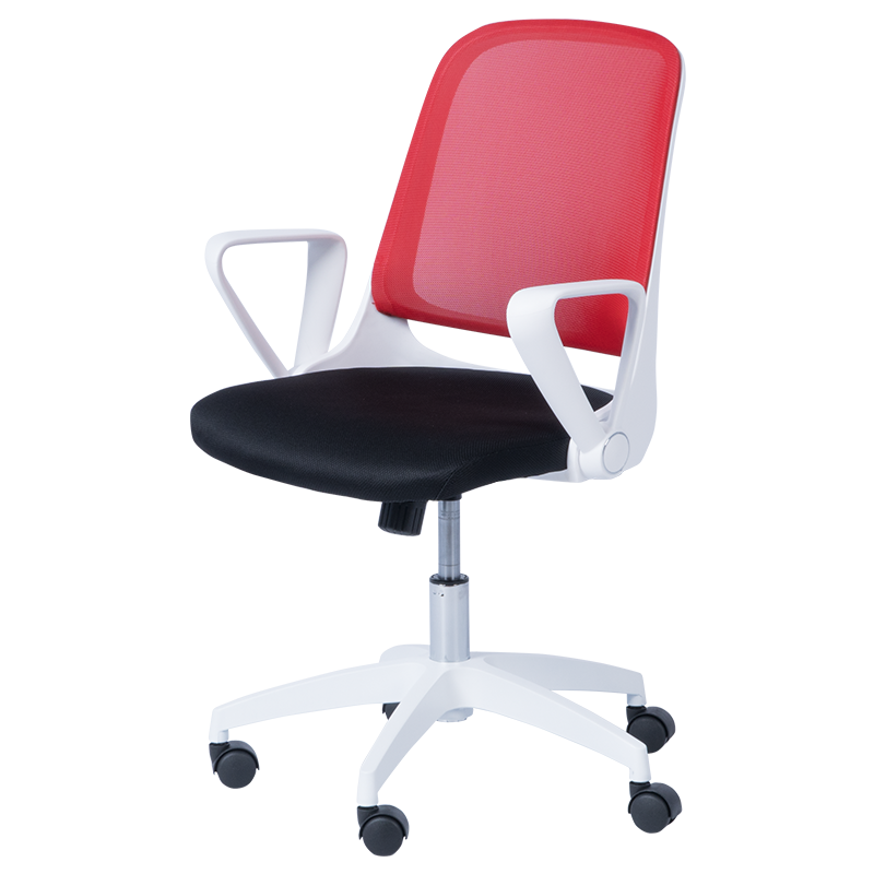 raboten-ofis-stol-carmen-7033-cherveno-cheren Работен стол Carmen 7033 - червено - черен