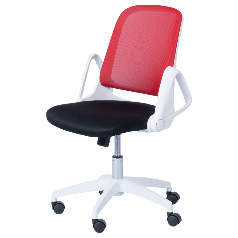 raboten-ofis-stol-carmen-7033-cherveno-cheren