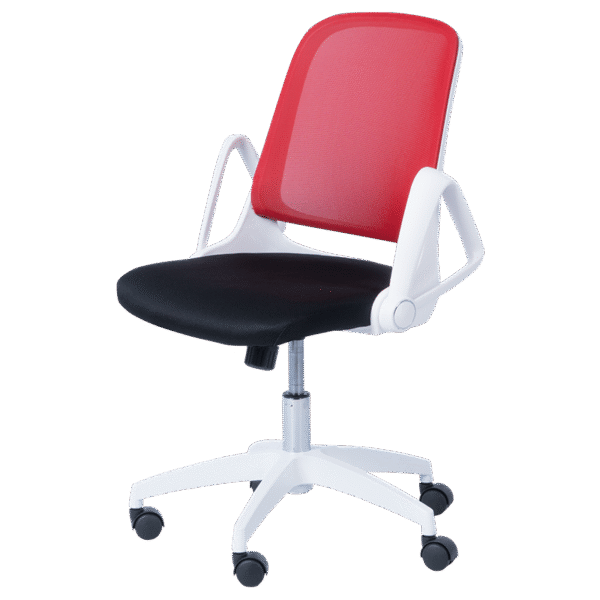 Работен стол Carmen 7033 - червено - черен