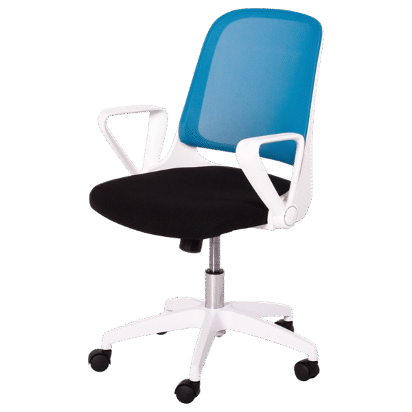 Работен стол Carmen 7033 - синьо - черен