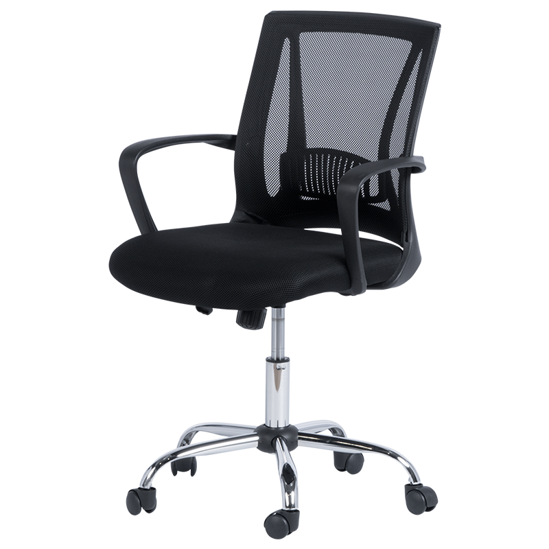 raboten-ofis-stol-carmen-7040-cheren Работен офис стол Carmen 7040 - черен