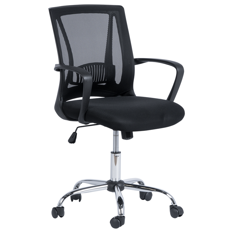 raboten-ofis-stol-carmen-7040-cheren Работен офис стол Carmen 7040 - черен