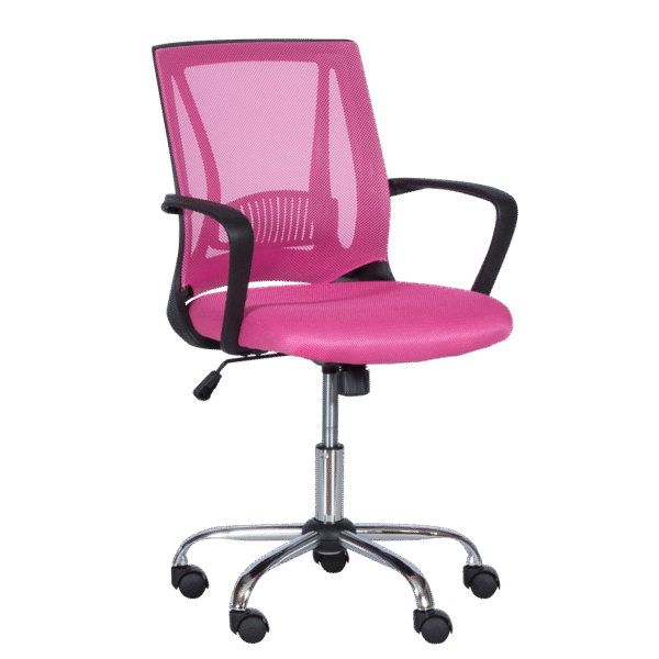 Работен офис стол Carmen 7040 - розов