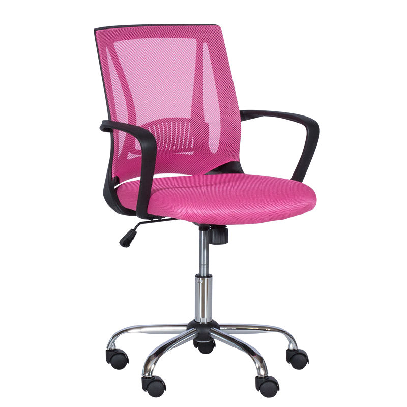 raboten-ofis-stol-carmen-7040-rozov Работен офис стол Carmen 7040 - розов