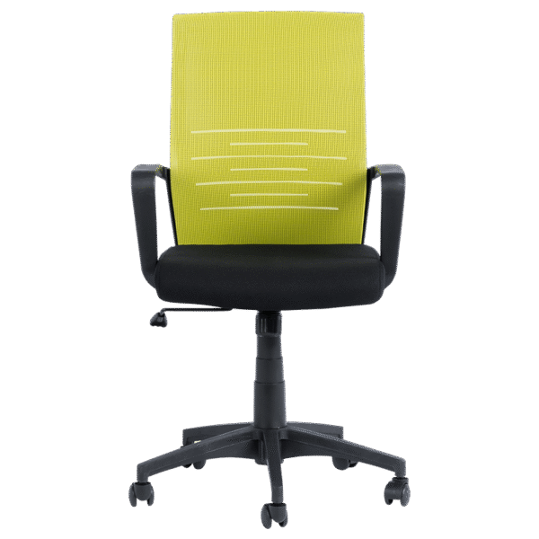 Работен офис стол Carmen 7041 - черен - зелен