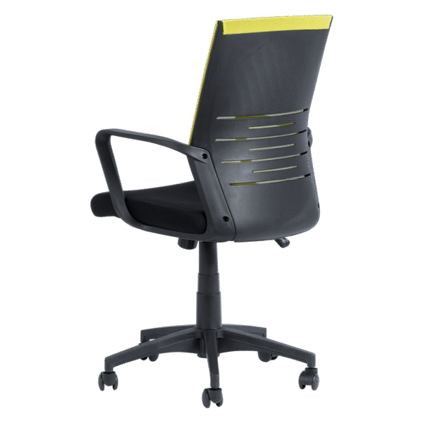 Работен офис стол Carmen 7041 - черен - зелен