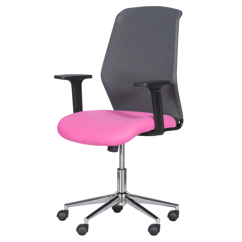 raboten-ofis-stol-carmen-7047-1-siv-rozov Работен офис стол Carmen 7047-1 - сив-розов