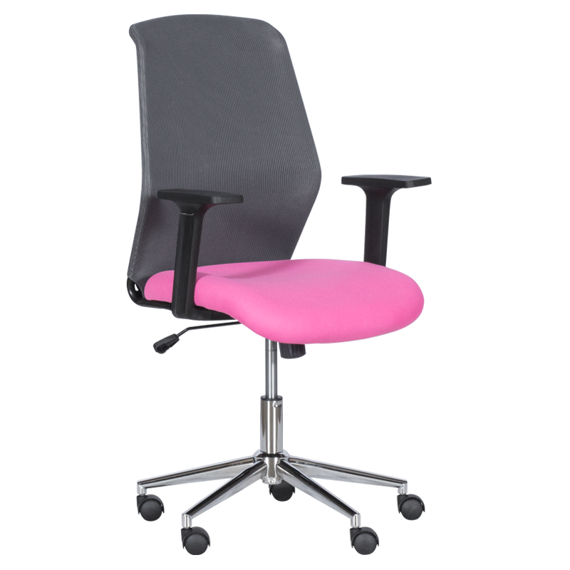 raboten-ofis-stol-carmen-7047-1-siv-rozov Работен офис стол Carmen 7047-1 - сив-розов