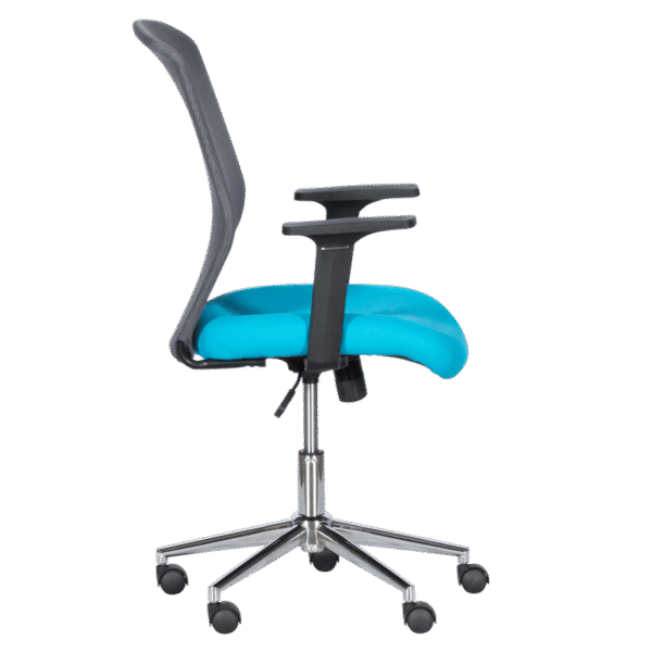 Работен офис стол Carmen 7047-1 - сив-син