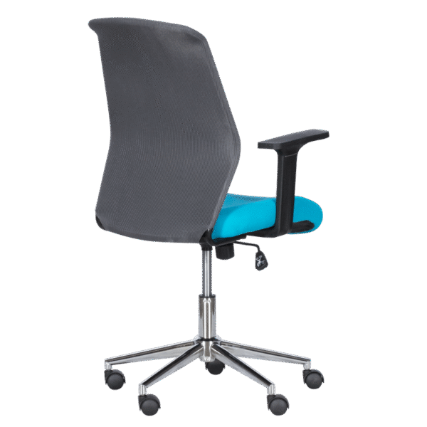 Работен офис стол Carmen 7047-1 - сив-син