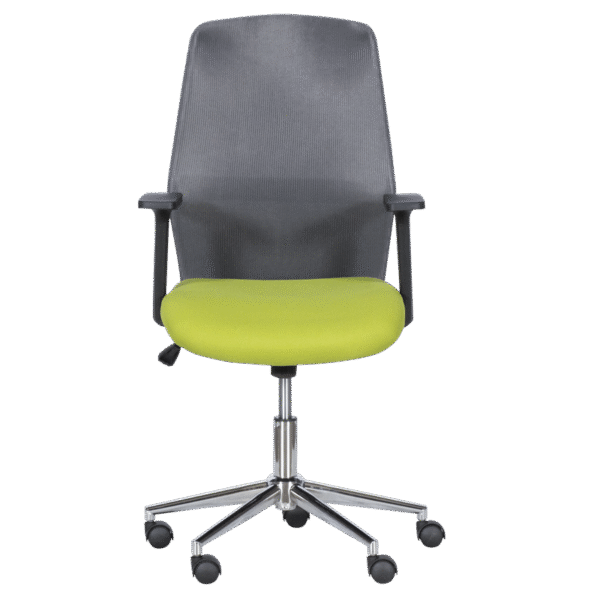 Работен офис стол Carmen 7047-1 - сив-зелен