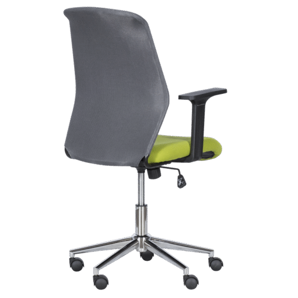 Работен офис стол Carmen 7047-1 - сив-зелен