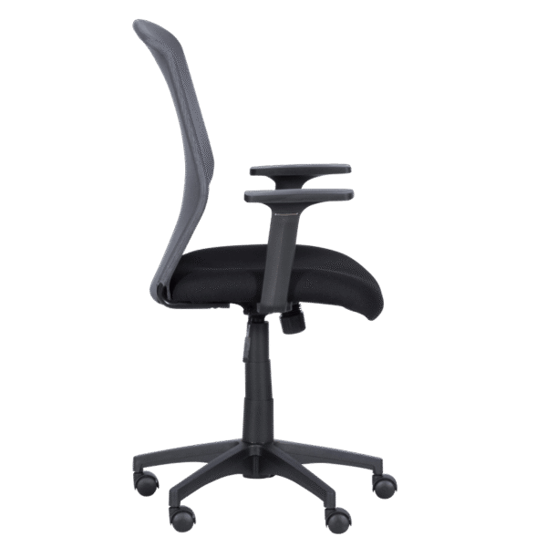 Работен офис стол Carmen 7047 - сив - черен