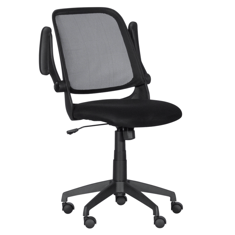 raboten-ofis-stol-carmen-7048-cheren Работен офис стол Carmen 7048 - черен