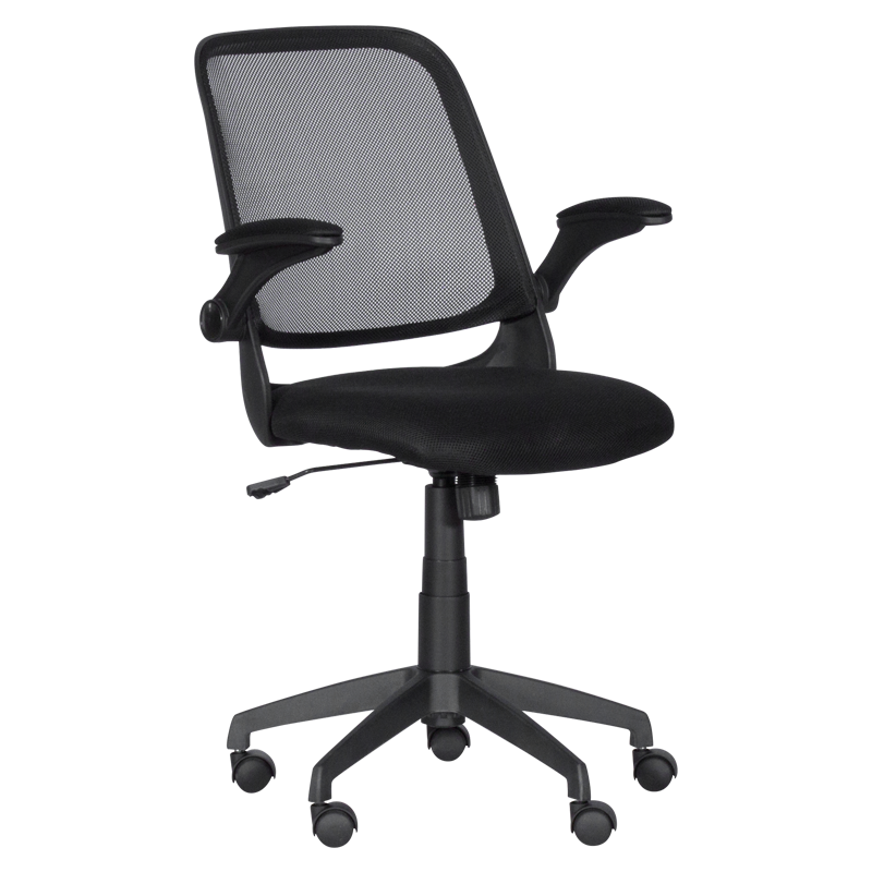 raboten-ofis-stol-carmen-7048-cheren Работен офис стол Carmen 7048 - черен