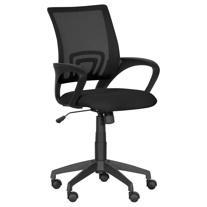 raboten-ofis-stol-carmen-7050-cheren Работен офис стол Carmen 7050 - черен