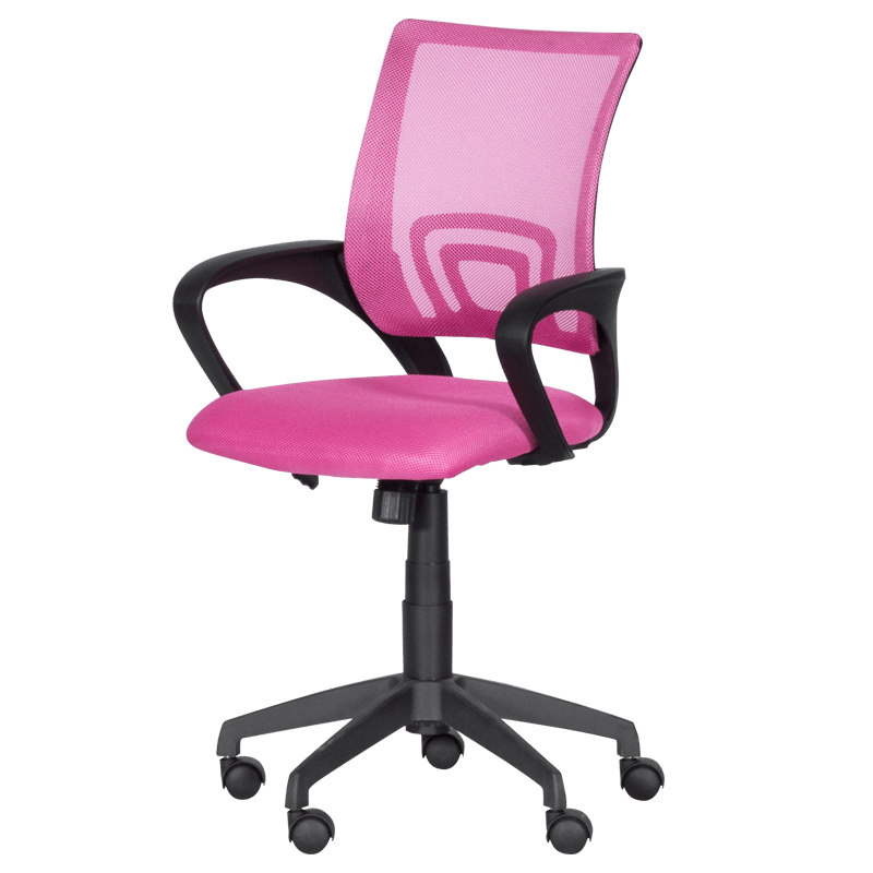 raboten-ofis-stol-carmen-7050-rozov Работен офис стол Carmen 7050 - розов