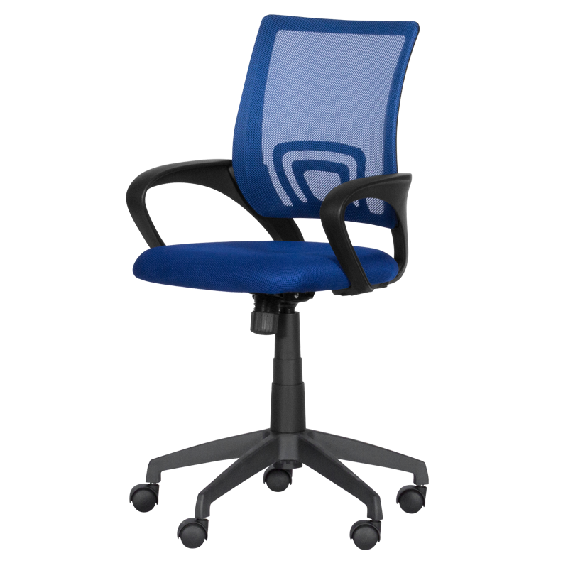 raboten-ofis-stol-carmen-7050-sin Работен офис стол Carmen 7050 - син