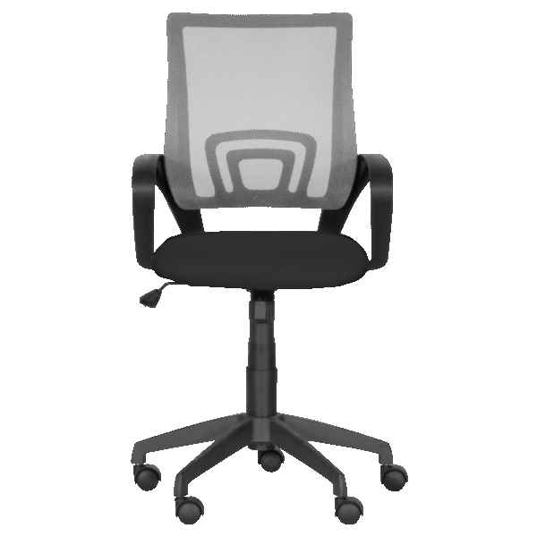 Работен офис стол Carmen 7050 - сив - черен