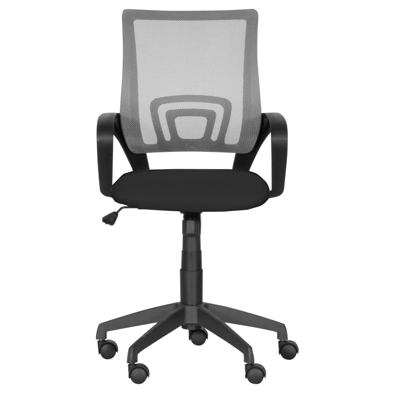 raboten-ofis-stol-carmen-7050-siv-cheren Работен офис стол Carmen 7050 - сив - черен