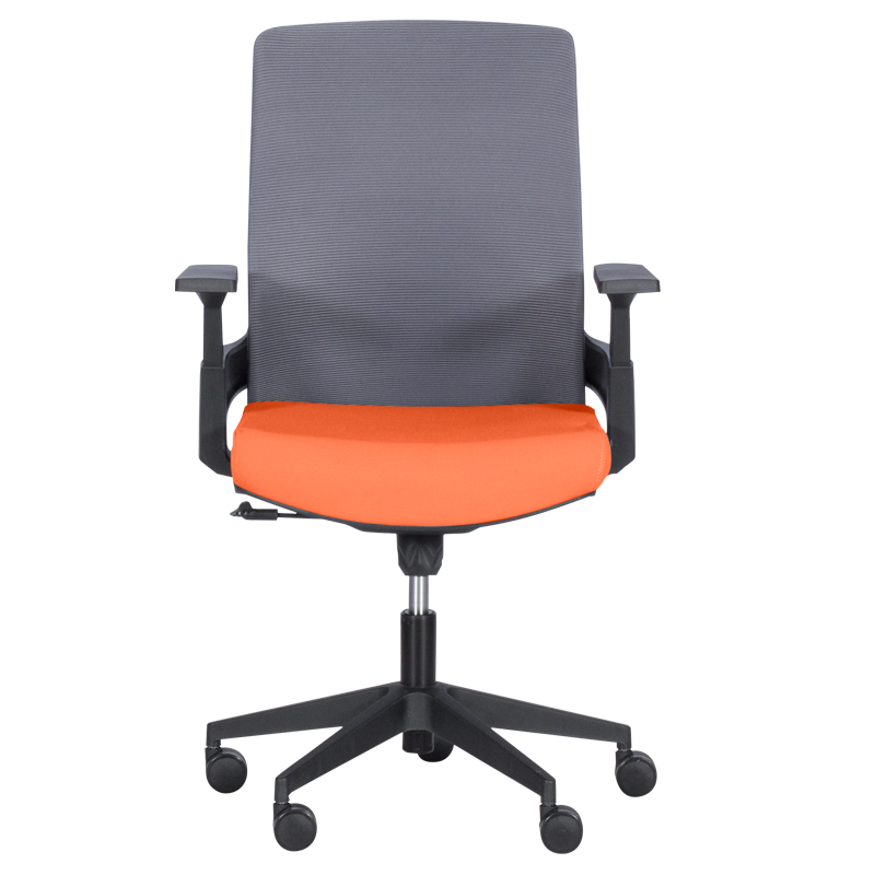 raboten-ofis-stol-carmen-7545-oranjev-siv Работен офис стол Carmen 7545 - оранжев-сив