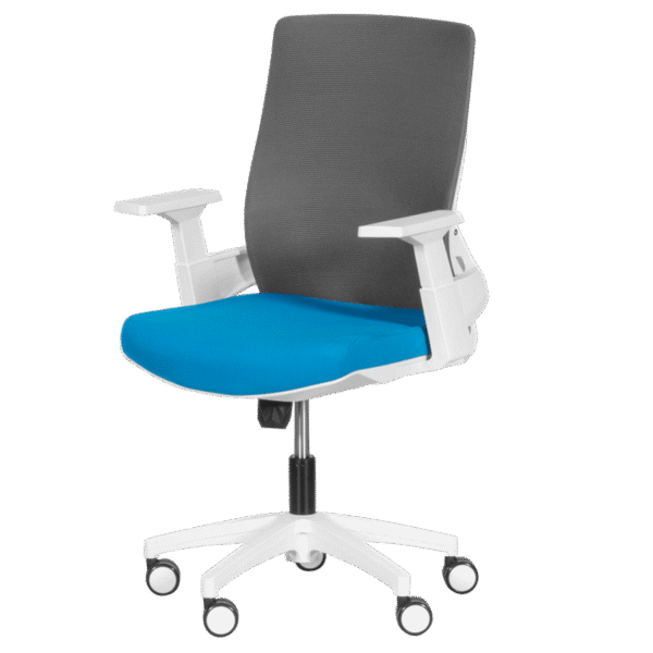 Работен офис стол Carmen 7547 - син-сив