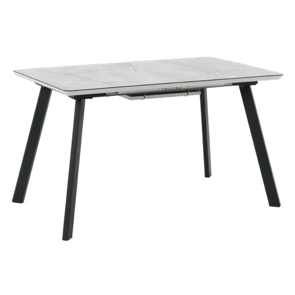 Разтегателна трапезна маса DARWIN - сив - черен