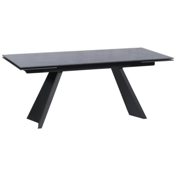Разтегателна трапезна маса GLOGOW - черна