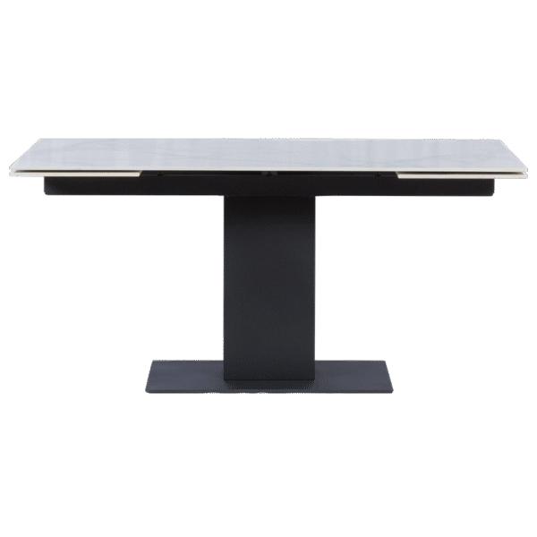 Разтегателна трапезна маса JURATA - бяла