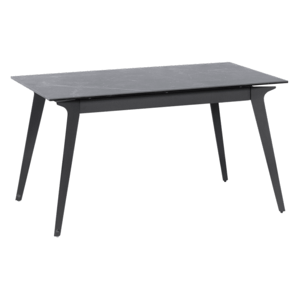 Разтегателна трапезна маса LAGOW - черна