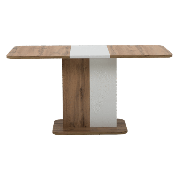 Разтегателна трапезна маса NEXT дъб вотан - бял