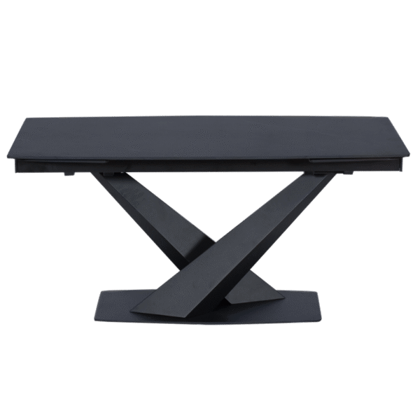 Разтегателна трапезна маса PLOCK - черна