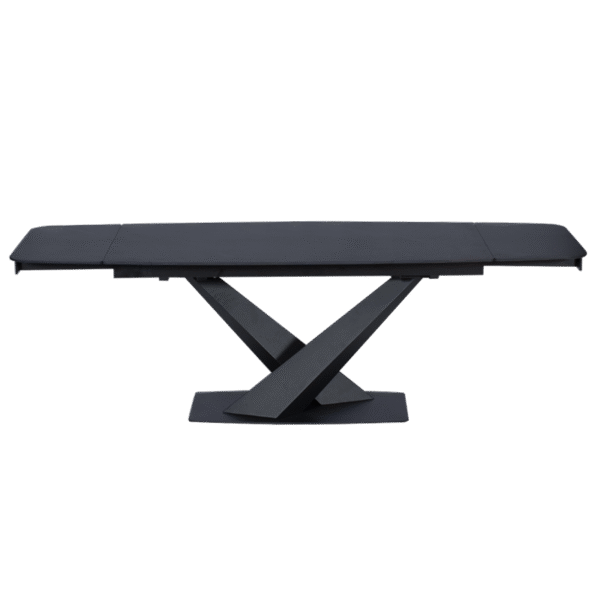 Разтегателна трапезна маса PLOCK - черна