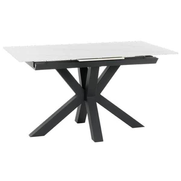 Разтегателна трапезна маса STARGARD - бяла