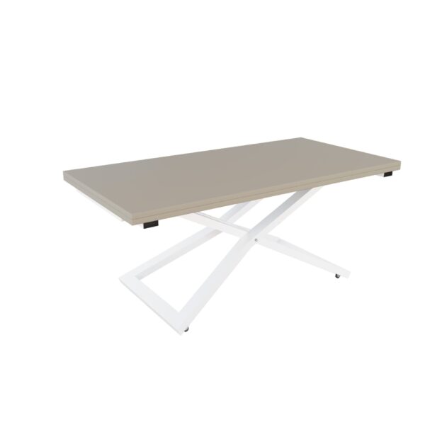 Разтегателна маса Венеция с повдигащ механизъм плот МДФ мат - цвят аметист грей