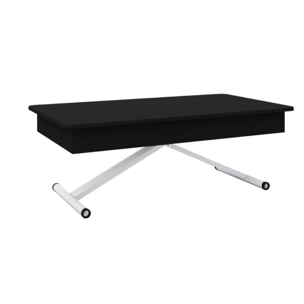 Разтегателна маса Мохито с повдигащ механизъм плот МДФ -черен мат