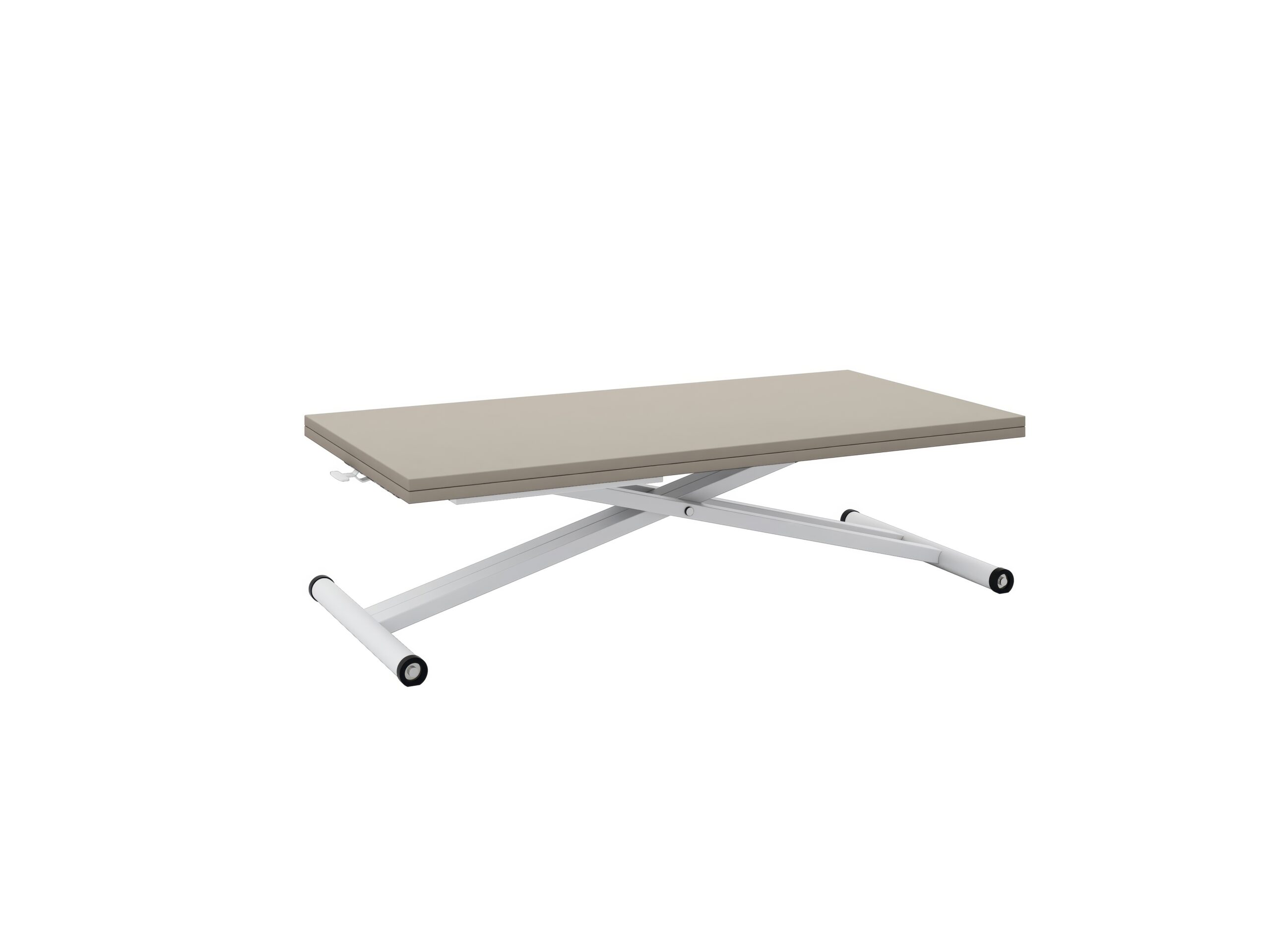 с бяла основа Разтегателна маса Хавана с повдигащ механизъм плот МДФ мат – цвят аметист грей