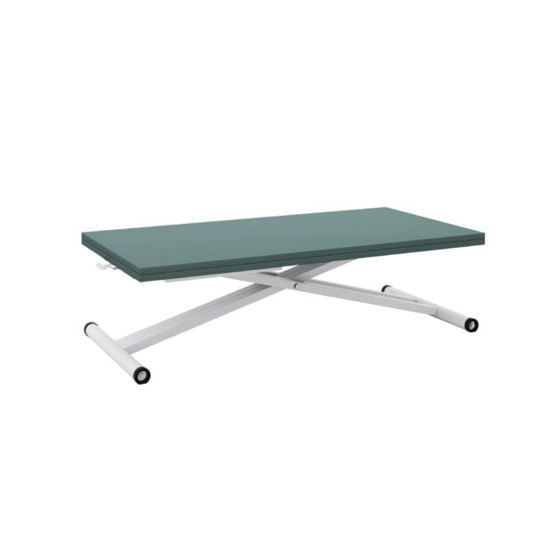 Разтегателна маса Хавана с повдигащ механизъм плот МДФ мат - зелен дъск блу