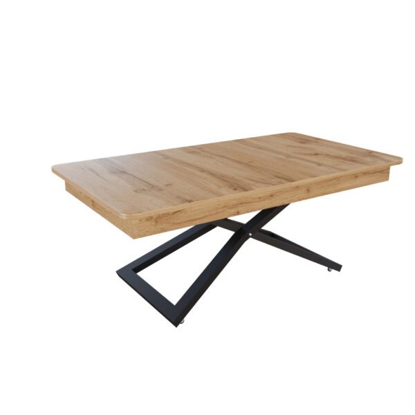 Разтегателна маса Верона с повдигащ механизъм - дъб вотан