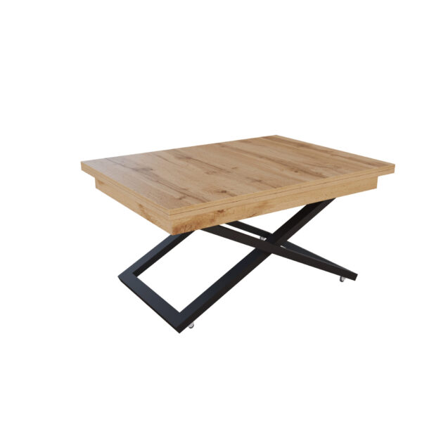 Разтегателна маса Флоренция с повдигащ механизъм - дъб вотан