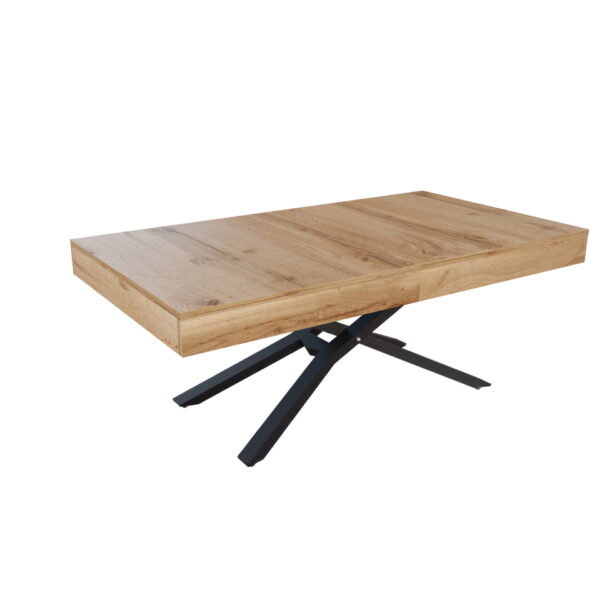 Разтегателна маса Тоскана с повдигащ механизъм - дъб вотан