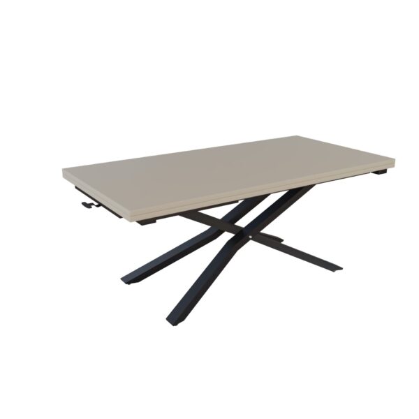 Разтегателна маса Соренто с плот МДФ с повдигащ механизъм мат 003 аметист грей