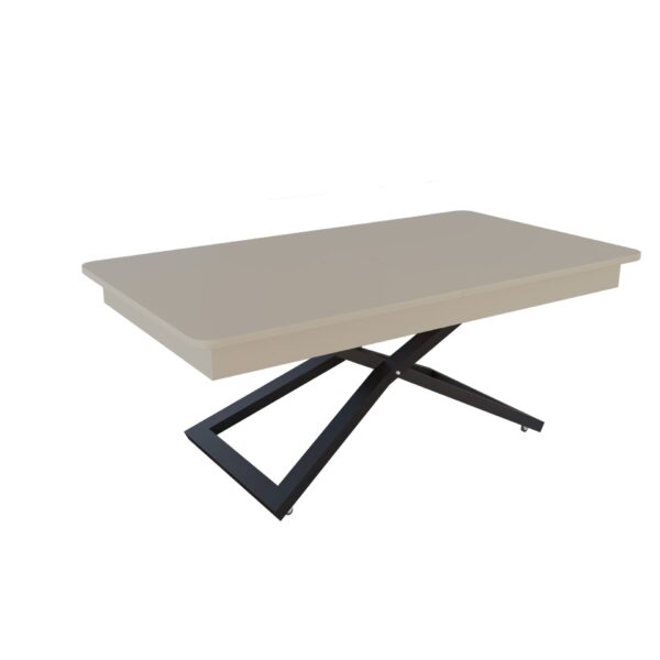 Разтегателна маса Верона с повдигащ механизъм плот МДФ мат - цвят аметист грей